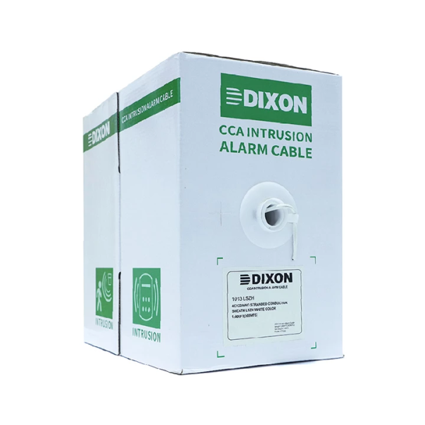 CABLE CONTRA INCENDIO DIXON DE ALARMA CCA 4X22 AWG CHAQUETA BLANCA X300 MTS