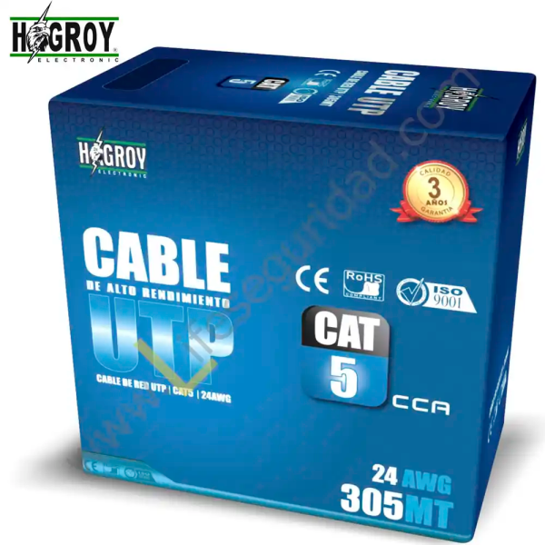 CABLE UTP CAT 5 HAGROY HG-CABUTP5